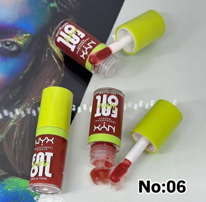 NYX Canlı Pembe Lip Gloss - Görsel 5