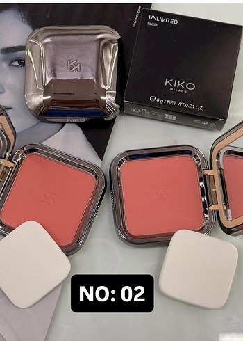 KIKO Unlimited Pudra No: 01, 6g, Pembe - Görsel 2