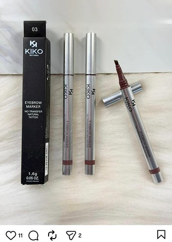 Kiko Siyah Kaş Kalemi Marker 01 - Görsel 3