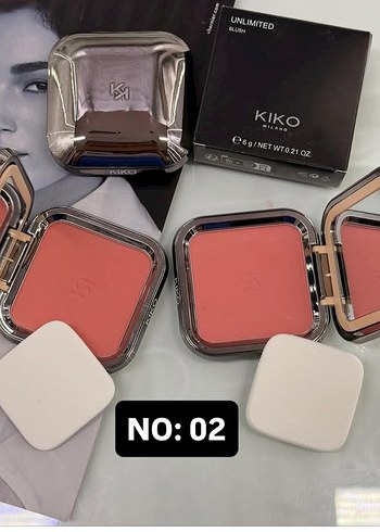 KIKO Unlimited Pudra Allık No: 01 Pembe 6g - Görsel 2