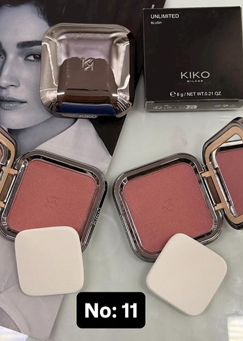 KIKO Unlimited Pudra Allık No: 01 Pembe 6g - Görsel 6