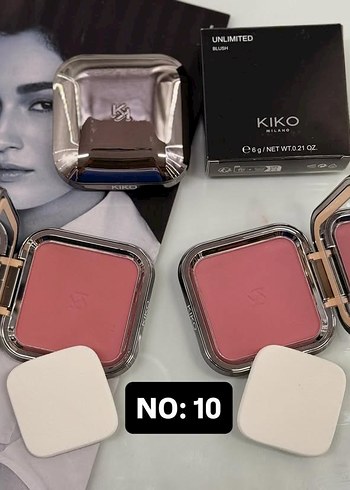 KIKO Unlimited Pudra Allık No: 01 Pembe 6g - Görsel 5