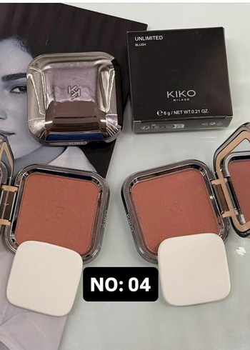 KIKO Unlimited Pudra Allık No: 01 Pembe 6g - Görsel 3