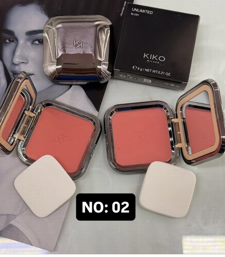 KIKO Unlimited Pudra Allık No: 01 Pembe 6g - Görsel 2