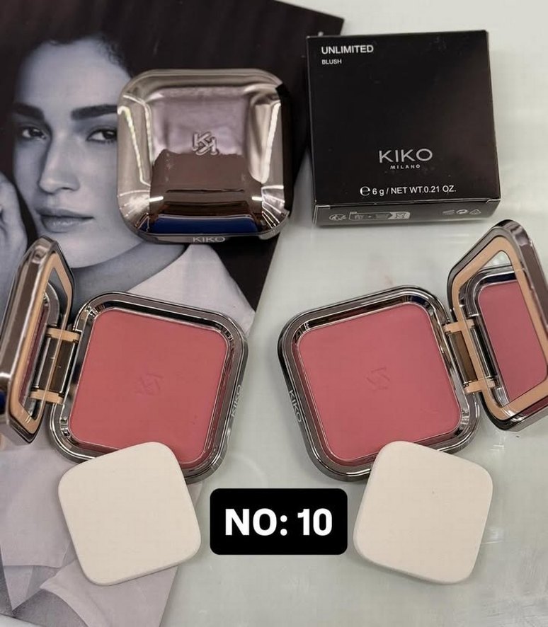 KIKO Unlimited Pudra Allık No: 01 Pembe 6g - Görsel 5
