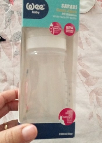 Diğer Wee Safari Bebek Biberonu 250ml BPA'sız