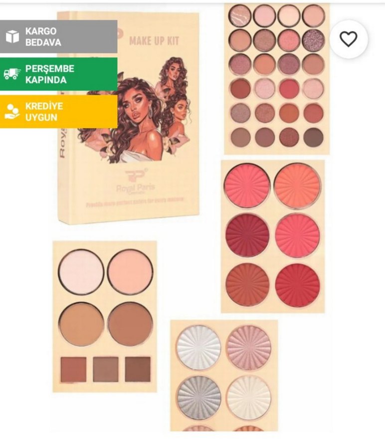 Camel Renkli Makyaj Kiti - Görsel 3