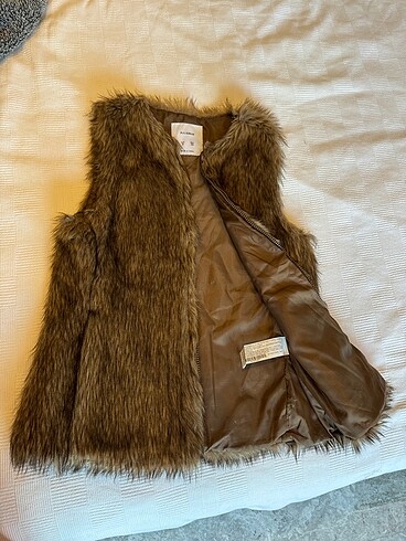 Pull and bear suni kürk yelek