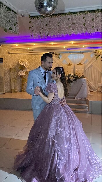 38 Beden Prenses Kol Nişan Elbisesi ALFABETA