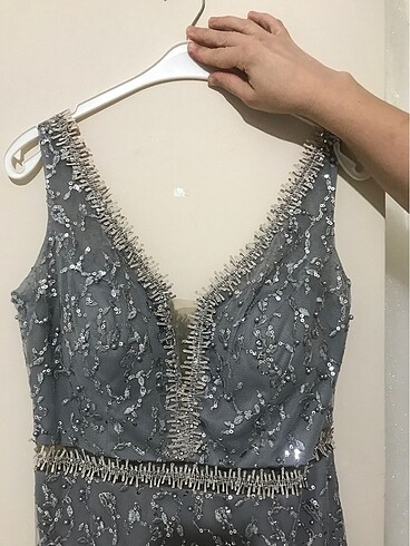 Diğer Balık model taşlı abiye
