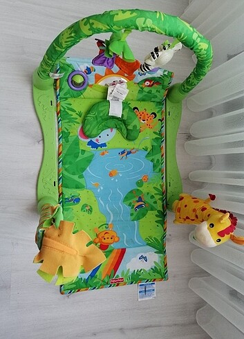  Beden Renk Fisher Price yağmur ormanı çocuk jimnastik seti