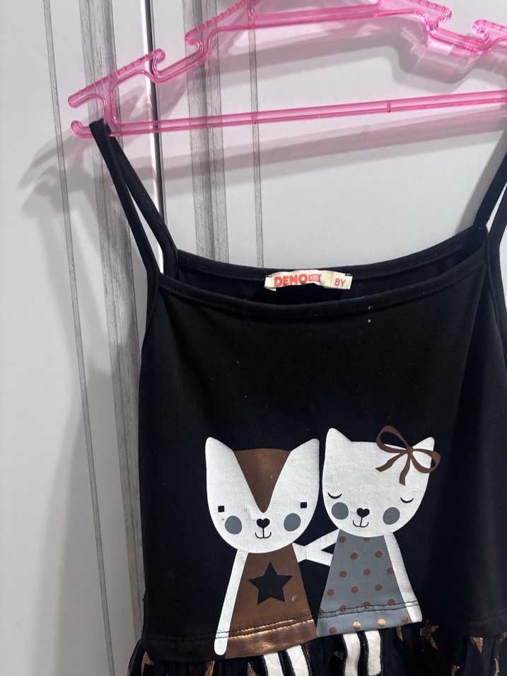 Siyah tütü elbise - Görsel 2