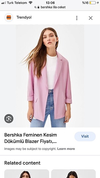 bershka ceket