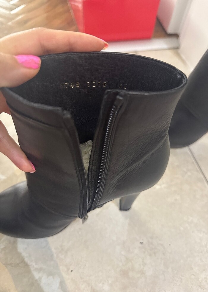 Gerçek deri topuklu - Görsel 3