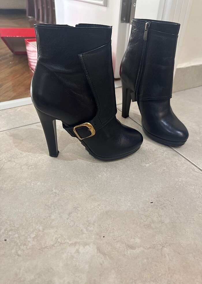 Gerçek deri topuklu - Görsel 4