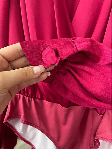 Çıtçıtlı body bluz - Görsel 6