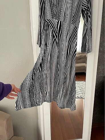 Twist sırt dekolteli elbise - Görsel 3