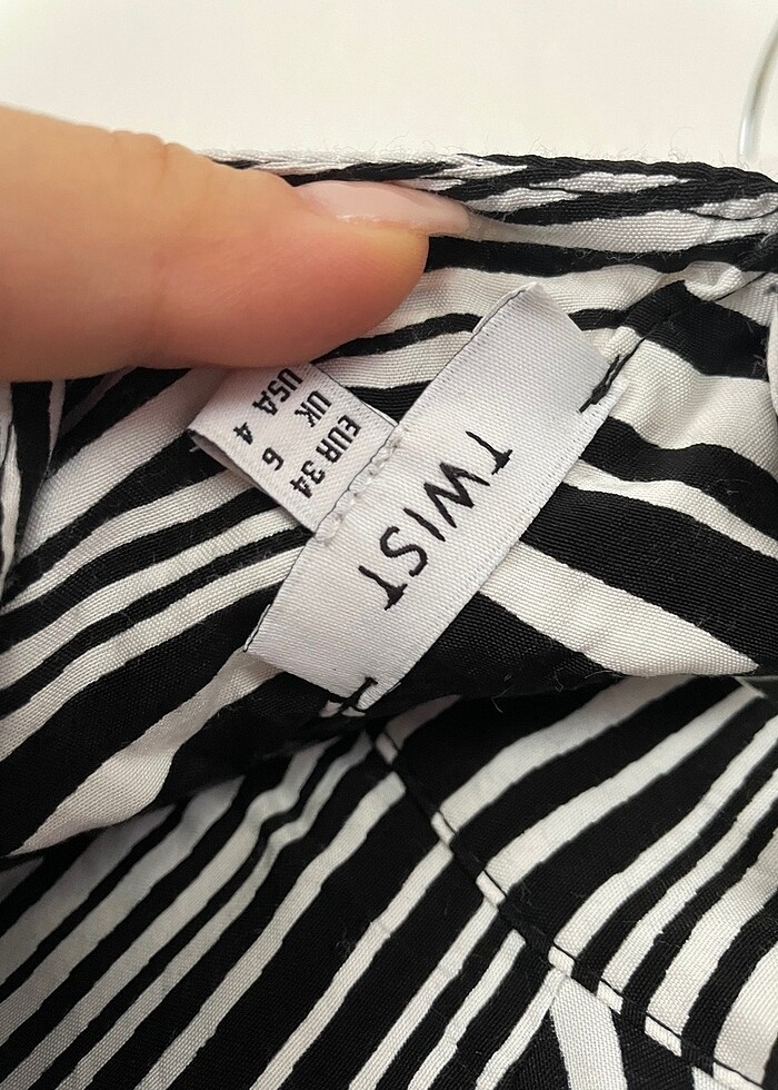 Twist sırt dekolteli elbise - Görsel 5