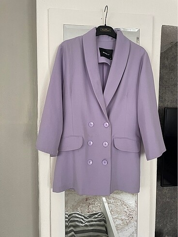 Lila blazer ceket
