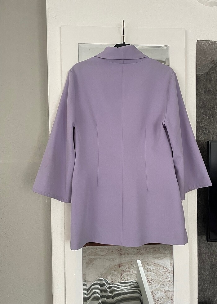 Lila blazer ceket - Görsel 3
