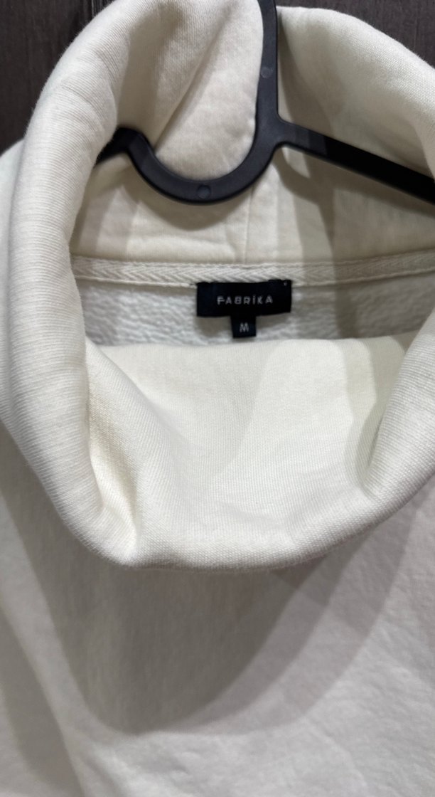 Kadın Gri Yüksek Yakalı Sweatshirt - Görsel 3