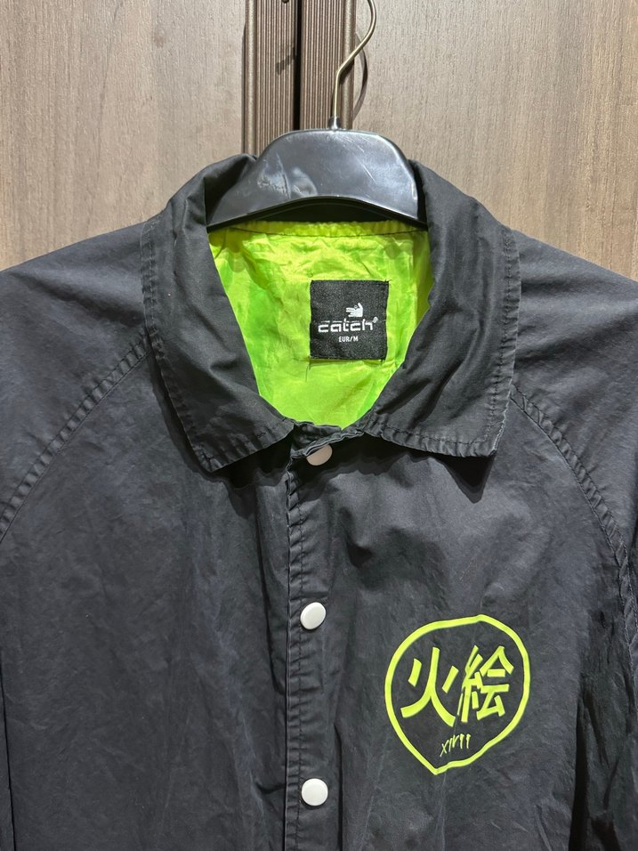 Düğmeli Yeşil Baskılı Erkek Ceket - Görsel 3