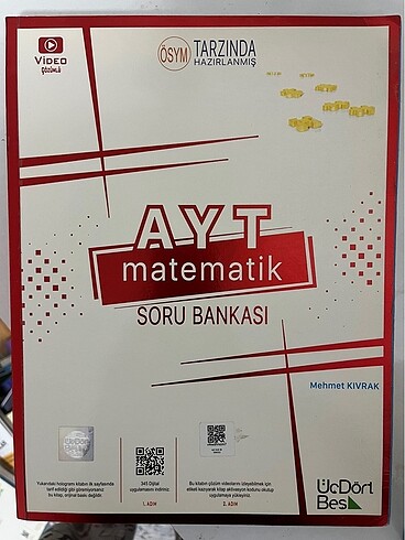 Beden ÜÇDÖRTBEŞ YAYINLARI TYT(MATEMATİK,FİZİK)AYT(MATEMATİK,FİZİK)