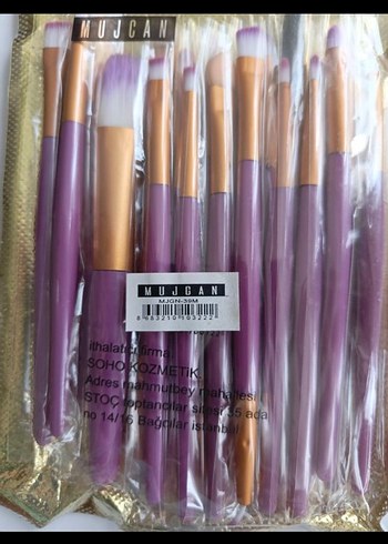 Mor Makyaj Fırça Seti - Görsel 4