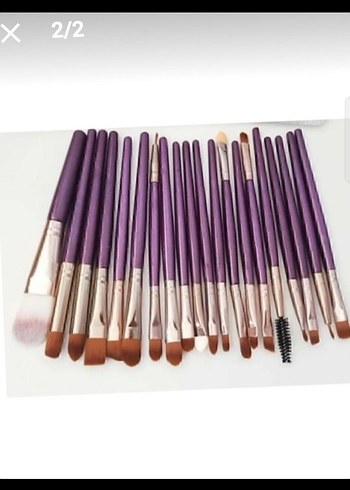 Mor Makyaj Fırça Seti - Görsel 2