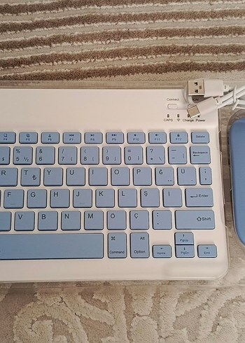 Mavi Hafif Klavye ve Fare Seti - Görsel 3