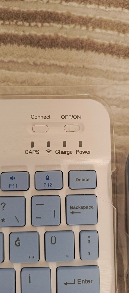 Mavi Hafif Klavye ve Fare Seti - Görsel 5