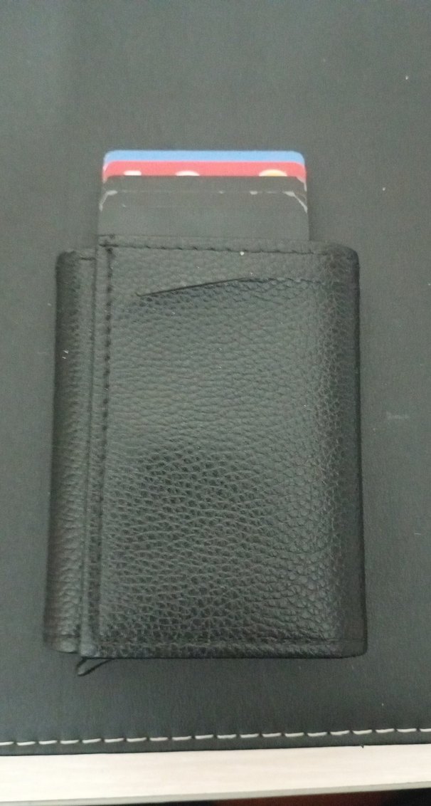 Siyah Minimalist Erkek Cüzdan - Görsel 3