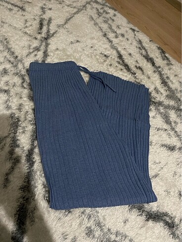 Diğer Mavi penye kumaş pantolon