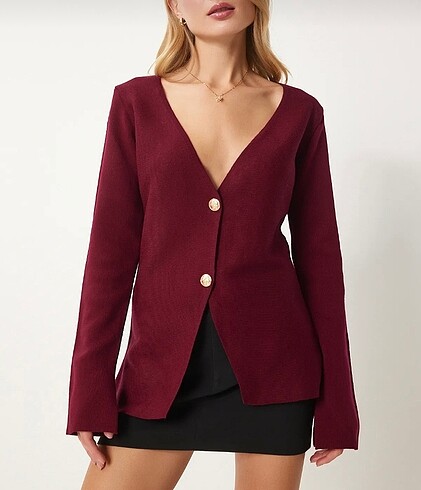 Love Moschino Bordo hırka
