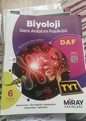 Biyoloji Ders Anlatım Fasikülü TYT 6 Fasikül