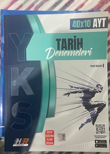 40x10 AYT Tarih Denemeleri Kitabı Hız ve Renk yayınları