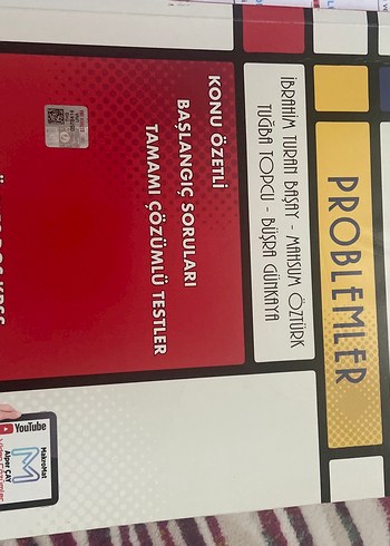 Problemler Soru Bankası - Konu Özetli ve Çözümlü Testler