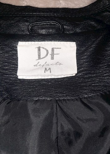 Siyah Deri Biker Ceket - Görsel 3