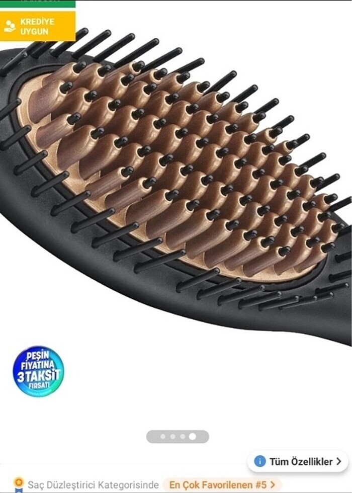Arzum süperstar saç düzleştirici tarak - Görsel 2