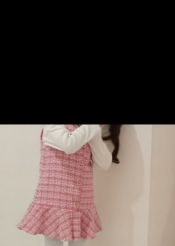 Pembe Kız Çocuk Elbise - Görsel 3