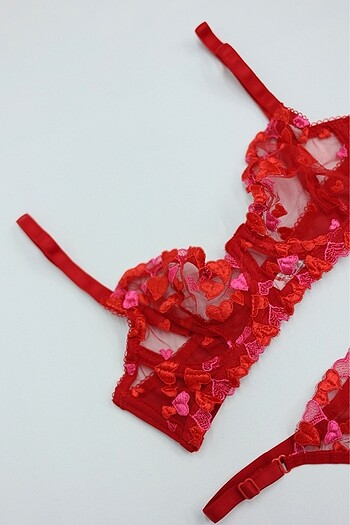 Fire Of Love Bra Set