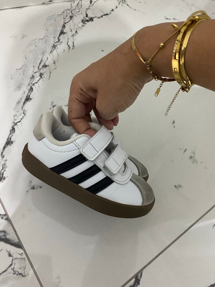 Gri Siyah Bantlı Erkek Çocuk Spor Ayakkabı - Görsel 5