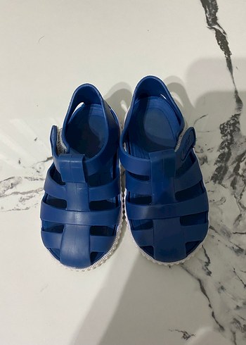 Mavi Erkek Çocuk Cırtlı Terlik igor - Görsel 2