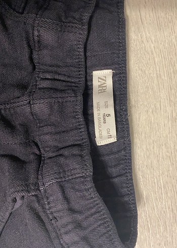 Lacivert Erkek Çocuk Elastik Bel Denim Pantolon - Görsel 4