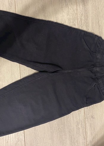 Lacivert Erkek Çocuk Elastik Bel Denim Pantolon - Görsel 2