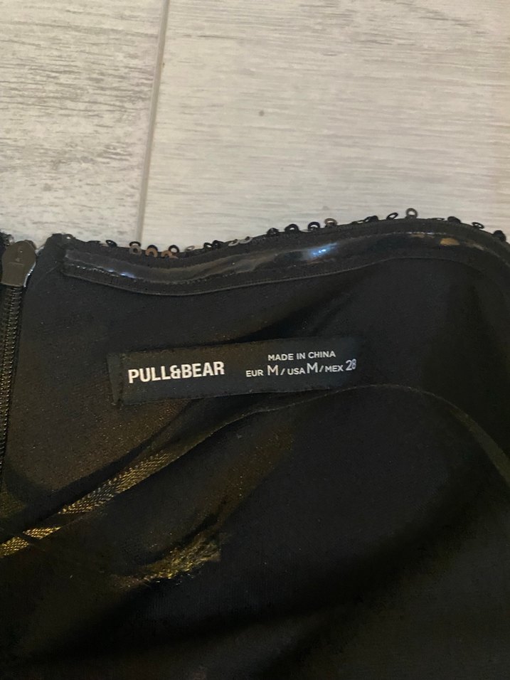 Siyah Drapeli Straplez Uzun Abiye Elbise - Görsel 2