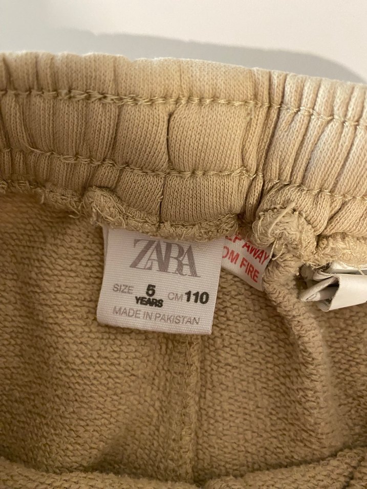 Bej Erkek Çocuk Rahat Kesim Eşofman Altı - Görsel 3