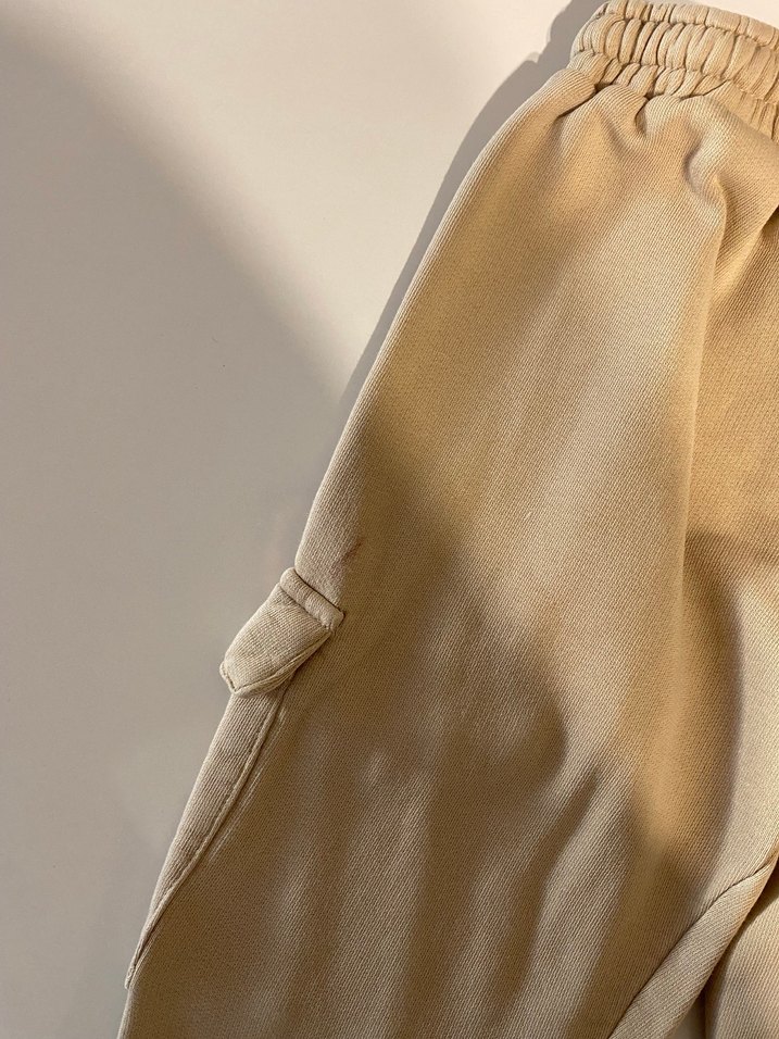 Bej Erkek Çocuk Rahat Kesim Eşofman Altı - Görsel 4