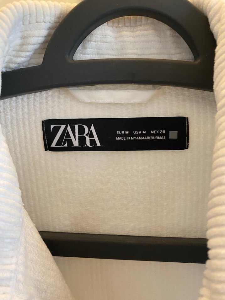 Beyaz Kadın Kadife Gömlek - Görsel 3