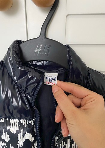 Erkek Çocuk lacivert Desenli Fermuarlı Yelek - Görsel 4